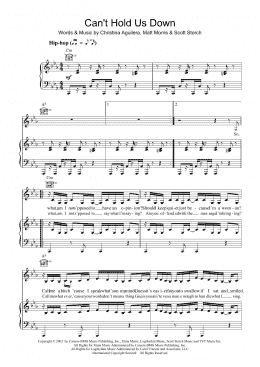 page one of Can't Hold Us Down (Piano, Vocal & Guitar Chords)