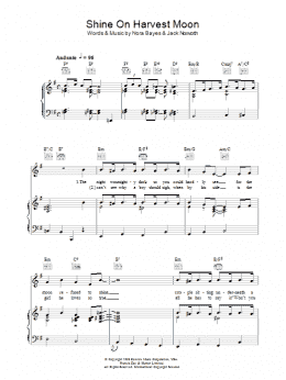 page one of Shine On Harvest Moon (Piano, Vocal & Guitar Chords)