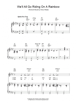 page one of We'll All Go Riding On A Rainbow (Piano, Vocal & Guitar Chords)