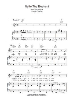 page one of Nellie The Elephant (Piano, Vocal & Guitar Chords)