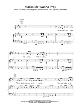 page one of Makes Me Wanna Pray (Piano, Vocal & Guitar Chords)
