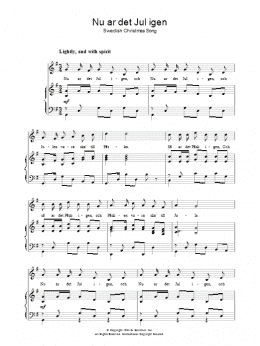 page one of Nu Är Det Jul Igen (Piano, Vocal & Guitar Chords)