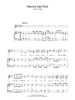 page one of Marche Des Rois (Piano, Vocal & Guitar Chords)