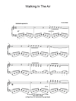 page one of Walking In The Air (theme from The Snowman) (Piano Solo)