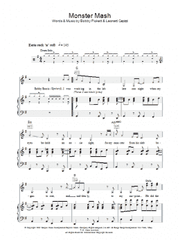 page one of Monster Mash (Piano, Vocal & Guitar Chords)