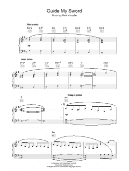 page one of Guide My Sword (from The Princess Bride) (Piano Solo)