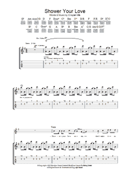 page one of Shower Your Love (Guitar Tab)