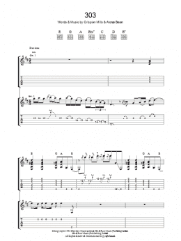 page one of 303 (Guitar Tab)