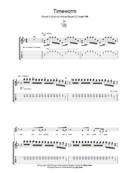 page one of Timeworm (Guitar Tab)
