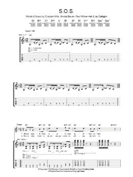 page one of S.O.S. (Guitar Tab)