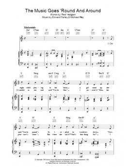page one of The Music Goes Round And Around (Piano, Vocal & Guitar Chords)