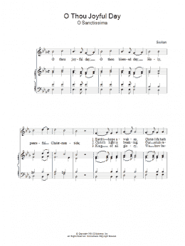 page one of O Thou Joyful Day (Piano, Vocal & Guitar Chords)
