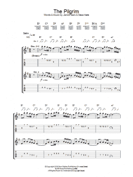 page one of The Pilgrim (Guitar Tab)