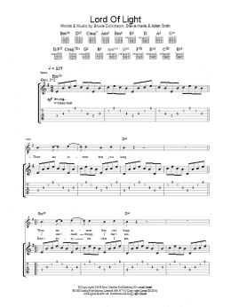 page one of Lord Of Light (Guitar Tab)