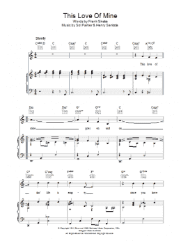 page one of This Love Of Mine (Piano, Vocal & Guitar Chords)