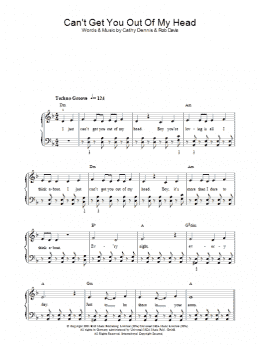 page one of Can't Get You Out Of My Head (Piano, Vocal & Guitar Chords)