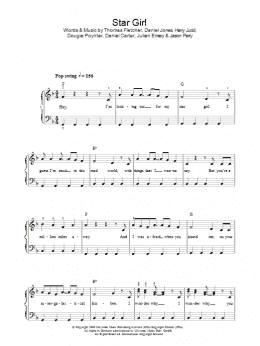 page one of Star Girl (Piano, Vocal & Guitar Chords)