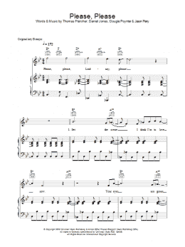 page one of Please, Please (Piano, Vocal & Guitar Chords)