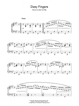 page one of Dizzy Fingers (Piano Solo)