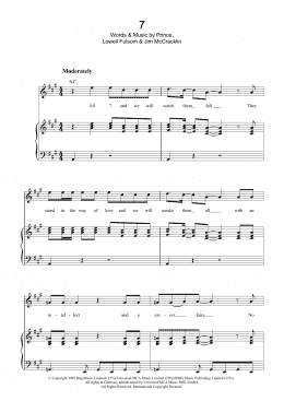 page one of 7 (Piano, Vocal & Guitar Chords)