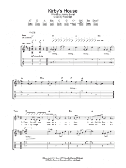 page one of Kirby's House (Guitar Tab)