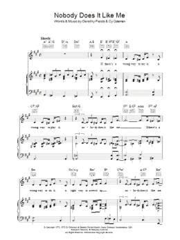 page one of Nobody Does It Like Me (Piano, Vocal & Guitar Chords)