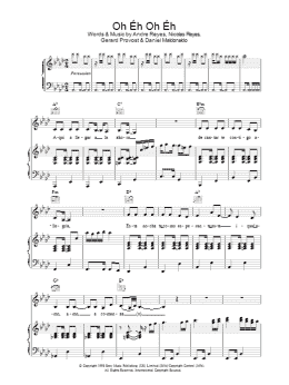 page one of Oh Eh Oh Eh (Piano, Vocal & Guitar Chords)