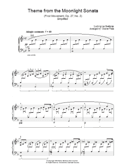 page one of Moonlight Sonata (Piano Solo)