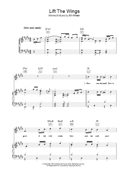 page one of Lift The Wings (Piano, Vocal & Guitar Chords)