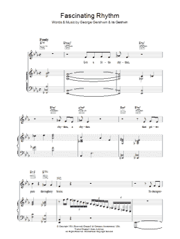 page one of Fascinating Rhythm (Piano, Vocal & Guitar Chords)