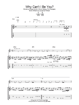 page one of Why Can't I Be You? (Guitar Tab)