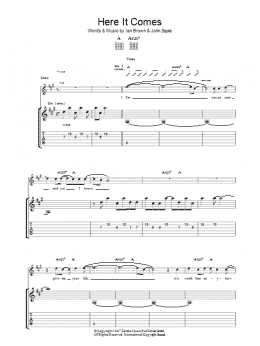 page one of Here It Comes (Guitar Tab)