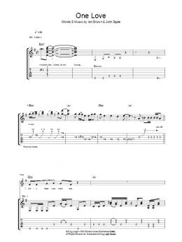 page one of One Love (Guitar Tab)