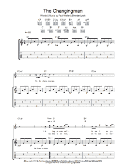 page one of The Changingman (Guitar Tab)