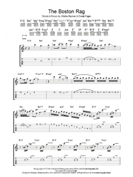 page one of The Boston Rag (Guitar Tab)