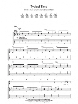 page one of Typical Time (Guitar Tab)