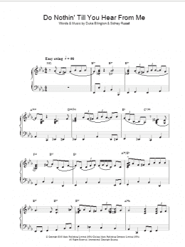 page one of Do Nothin' Till You Hear From Me (Piano Solo)