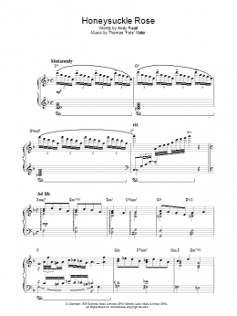 page one of Honeysuckle Rose (Piano Solo)