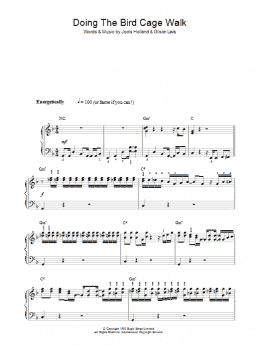 page one of Doing The Bird Cage Walk (theme from Later ... With Jools Holland) (Piano, Vocal & Guitar Chords)