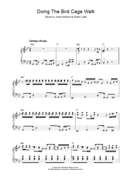 page one of Doing The Bird Cage Walk (theme from Later ... With Jools Holland) (Piano Solo)