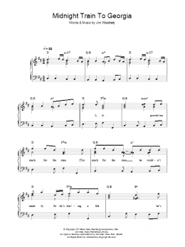 page one of Midnight Train To Georgia (Piano, Vocal & Guitar Chords)
