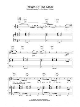page one of Return Of The Mack (Piano, Vocal & Guitar Chords)