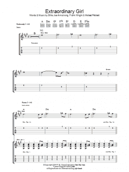 page one of Extraordinary Girl (Guitar Tab)