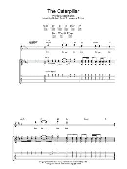 page one of The Caterpillar (Guitar Tab)
