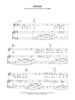 page one of Almost (Piano, Vocal & Guitar Chords)