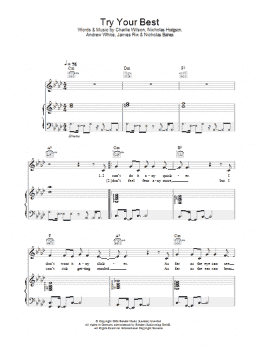 page one of Try Your Best (Piano, Vocal & Guitar Chords)