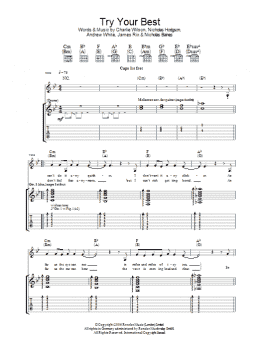 page one of Try Your Best (Guitar Tab)