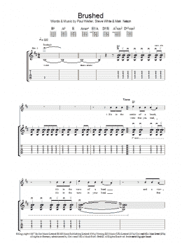 page one of Brushed (Guitar Tab)