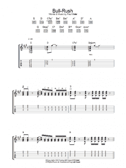 page one of Bull-Rush (Guitar Tab)
