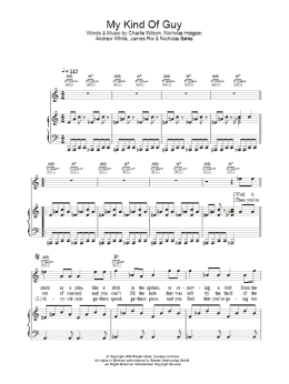 page one of My Kind Of Guy (Piano, Vocal & Guitar Chords)
